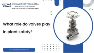 What role do valves play in plant safety